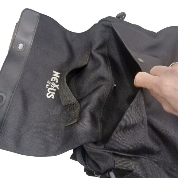 1980s NEXXUS Original Hair Stylist Bag Barber Case Organizer Embroiderd RARE VNT - Picture 7 of 14